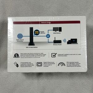 Spectrum Docsis Modem ASUS | Networking | Asus Cable Modem Cm6 Black Docsis 3 16x4 Gigabit ...